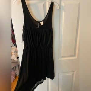 Black mini dress